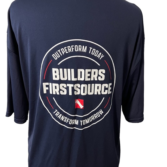 Builders First Source Dry Fit Tee Large - Picture 5 of 5